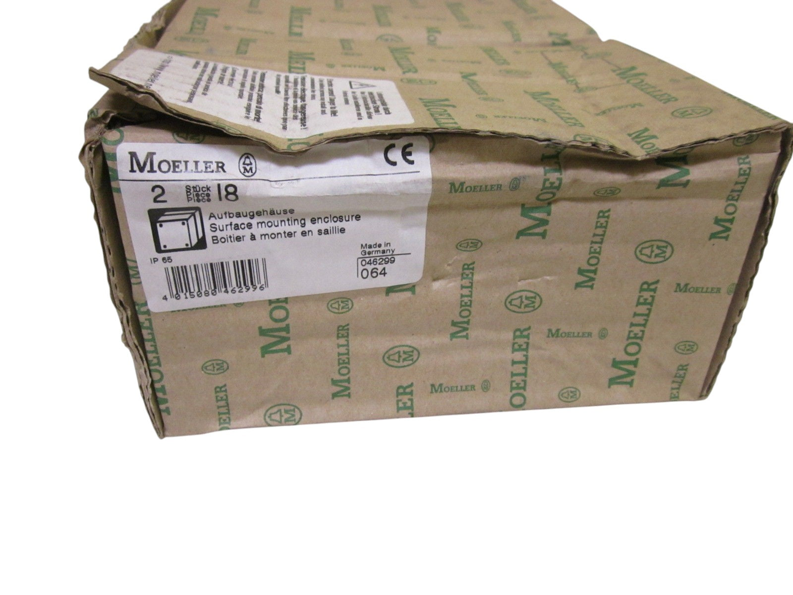 LOT OF 2 MOELLER I8 PUSH BUTTON ENCLOSURE NSMP