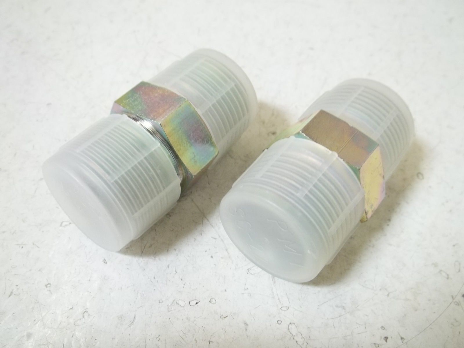 LOT OF 2 MOTION INDUSTRIES 7253-2378-5 FITTING, ADAPTER MALENSNP