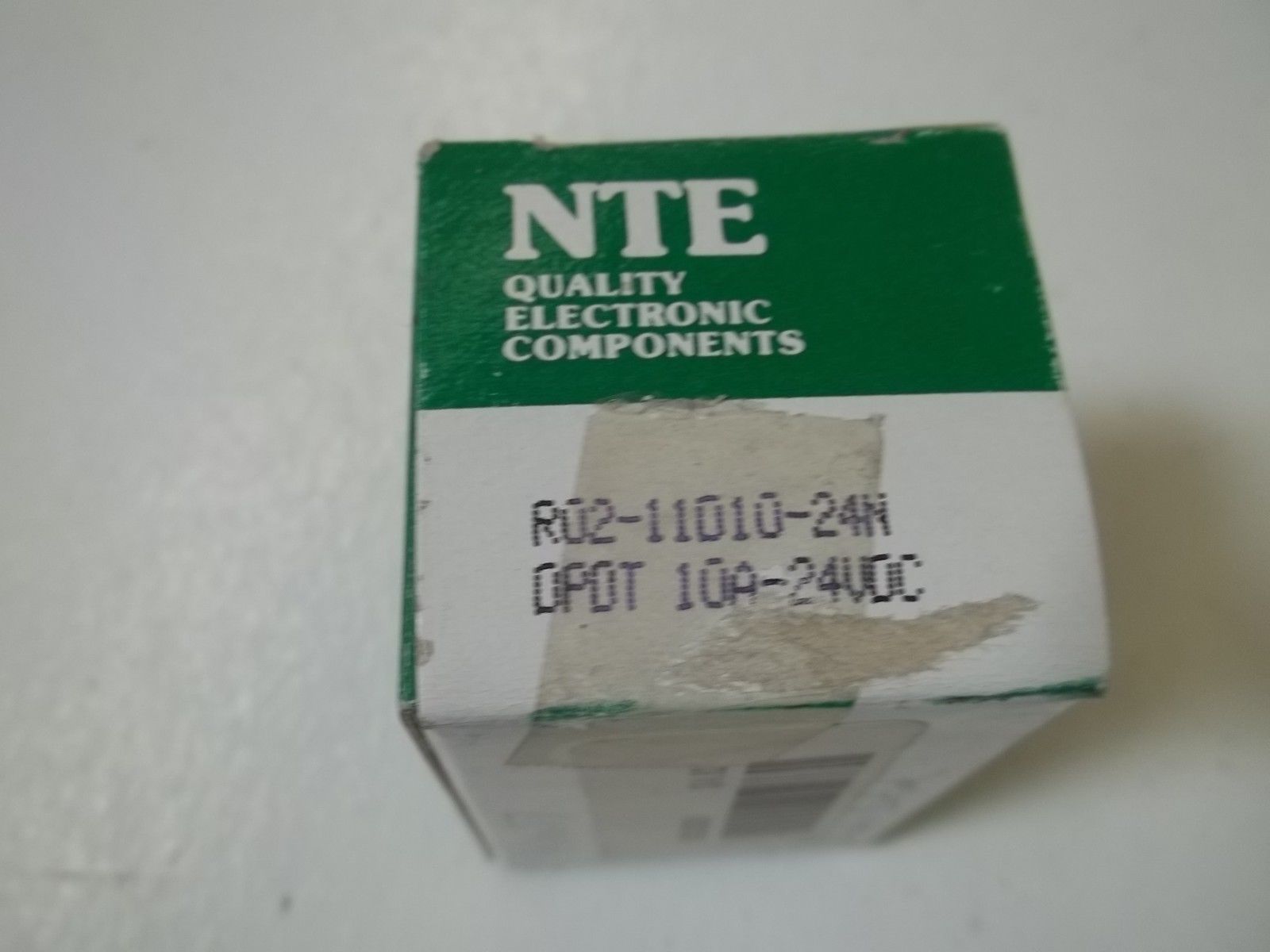 LOT OF 2 NTE ELECTRONICS INC. R02-11010-24N RELAY 10A-24VDC NSMP