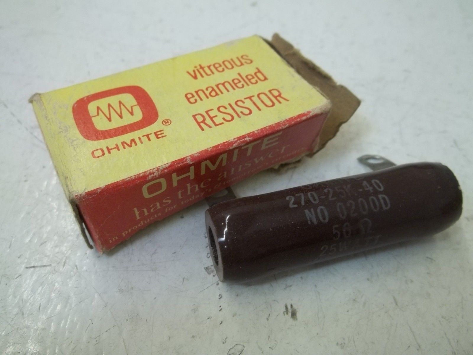 LOT OF 2  OHMITE 0200D NSMP