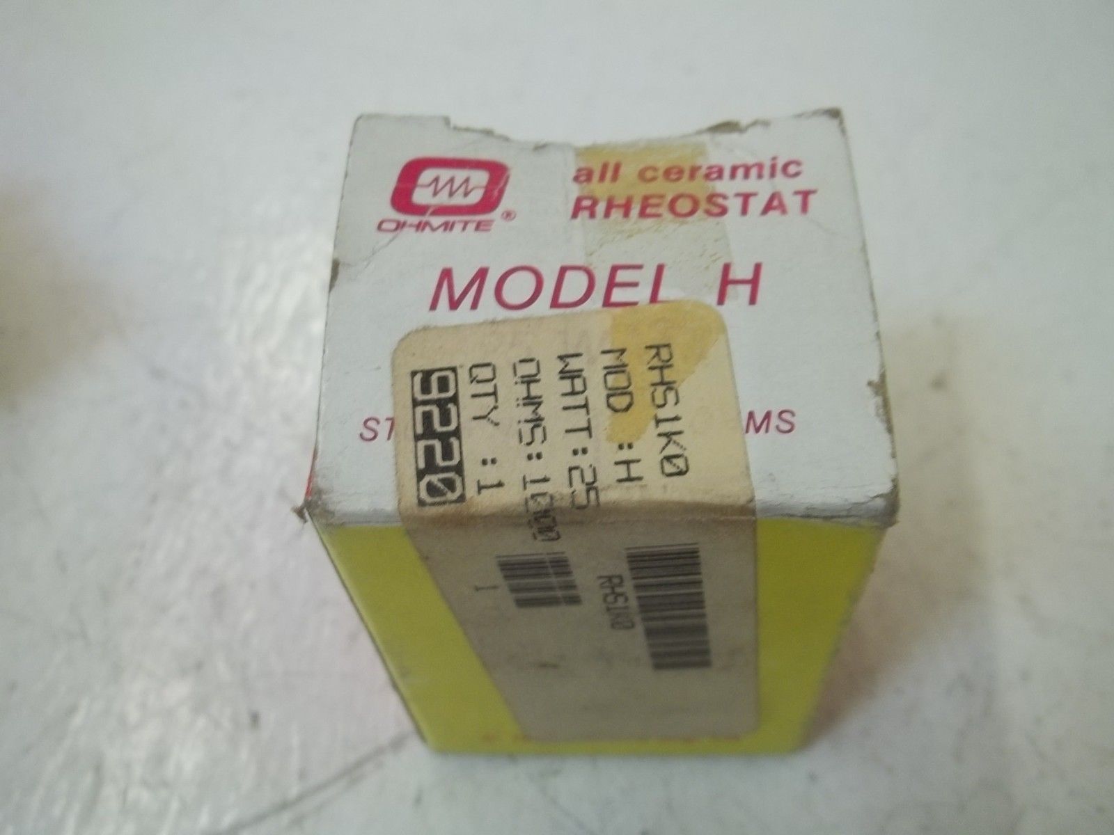 LOT OF 2 OHMITE MODEL H *NEW IN BOX*