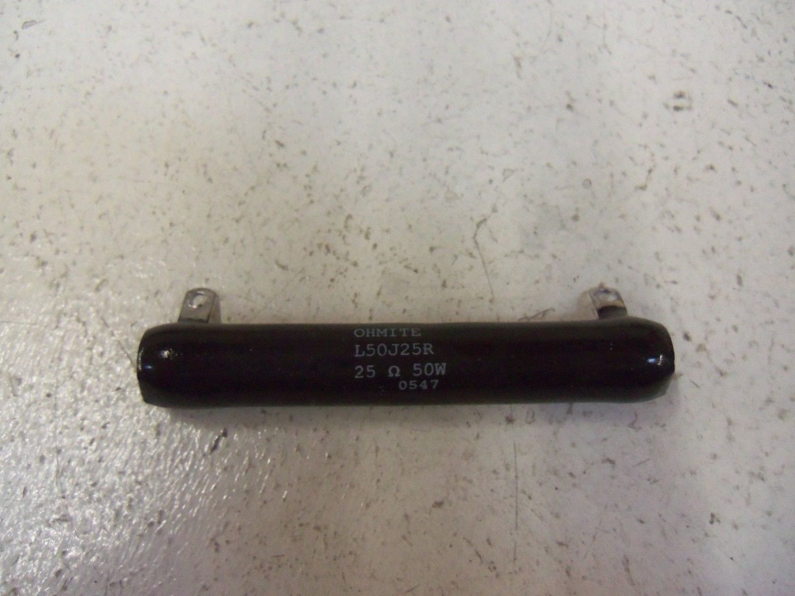LOT OF 2 OHMITE RESISTOR L50J25R NSMP