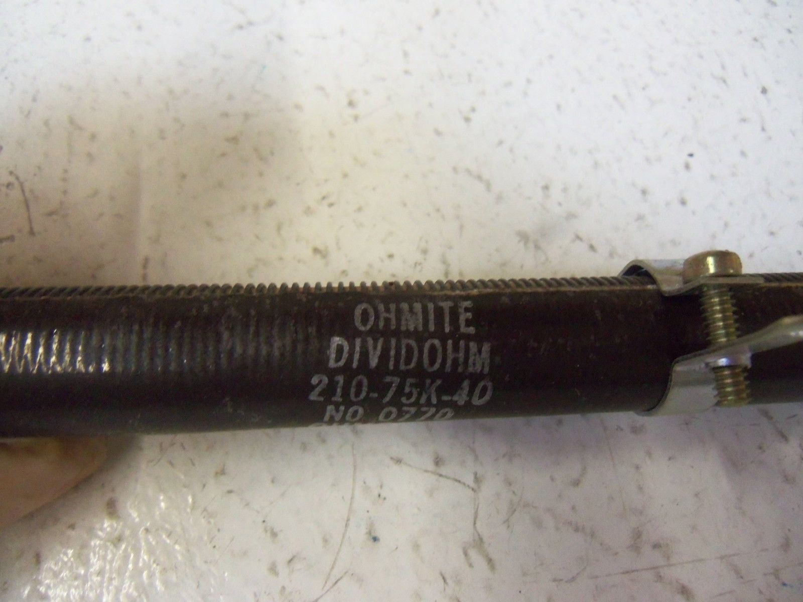 LOT OF 2  OHMITE RESISTOR 0770 NSMP