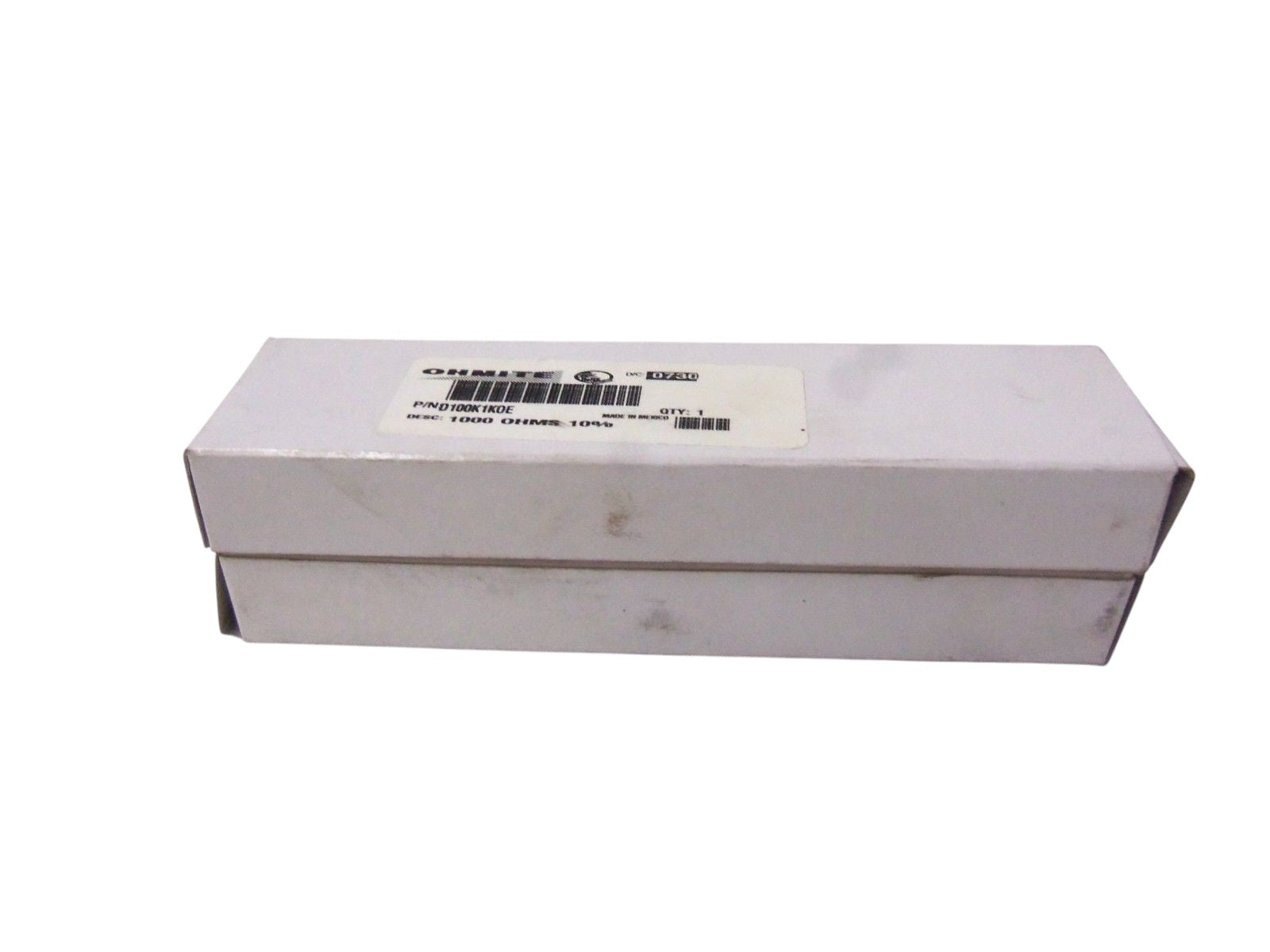LOT OF 2 OHMITE RESISTOR D100K1K0E NSMP
