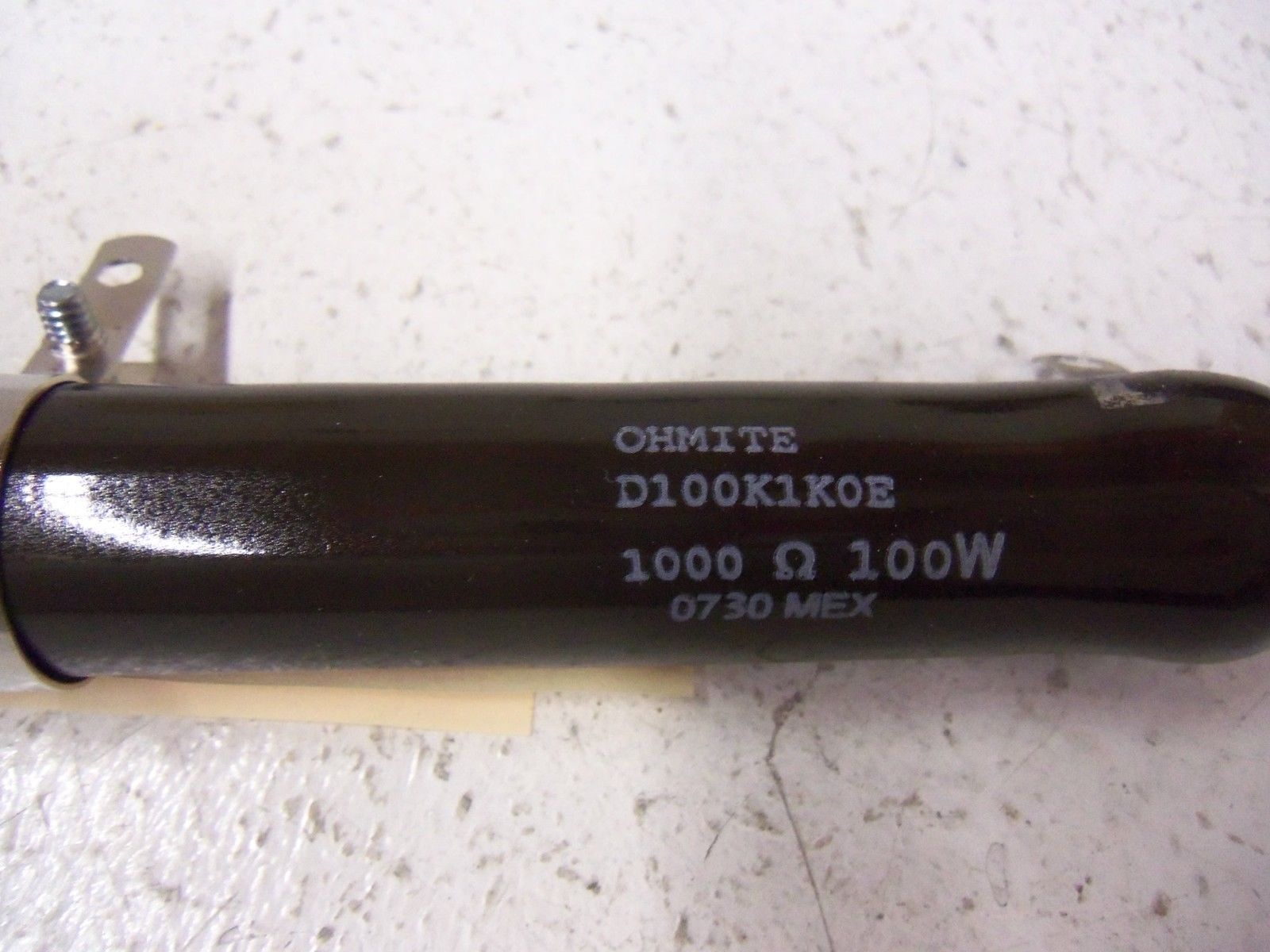 LOT OF 2 OHMITE RESISTOR D100K1K0E NSMP