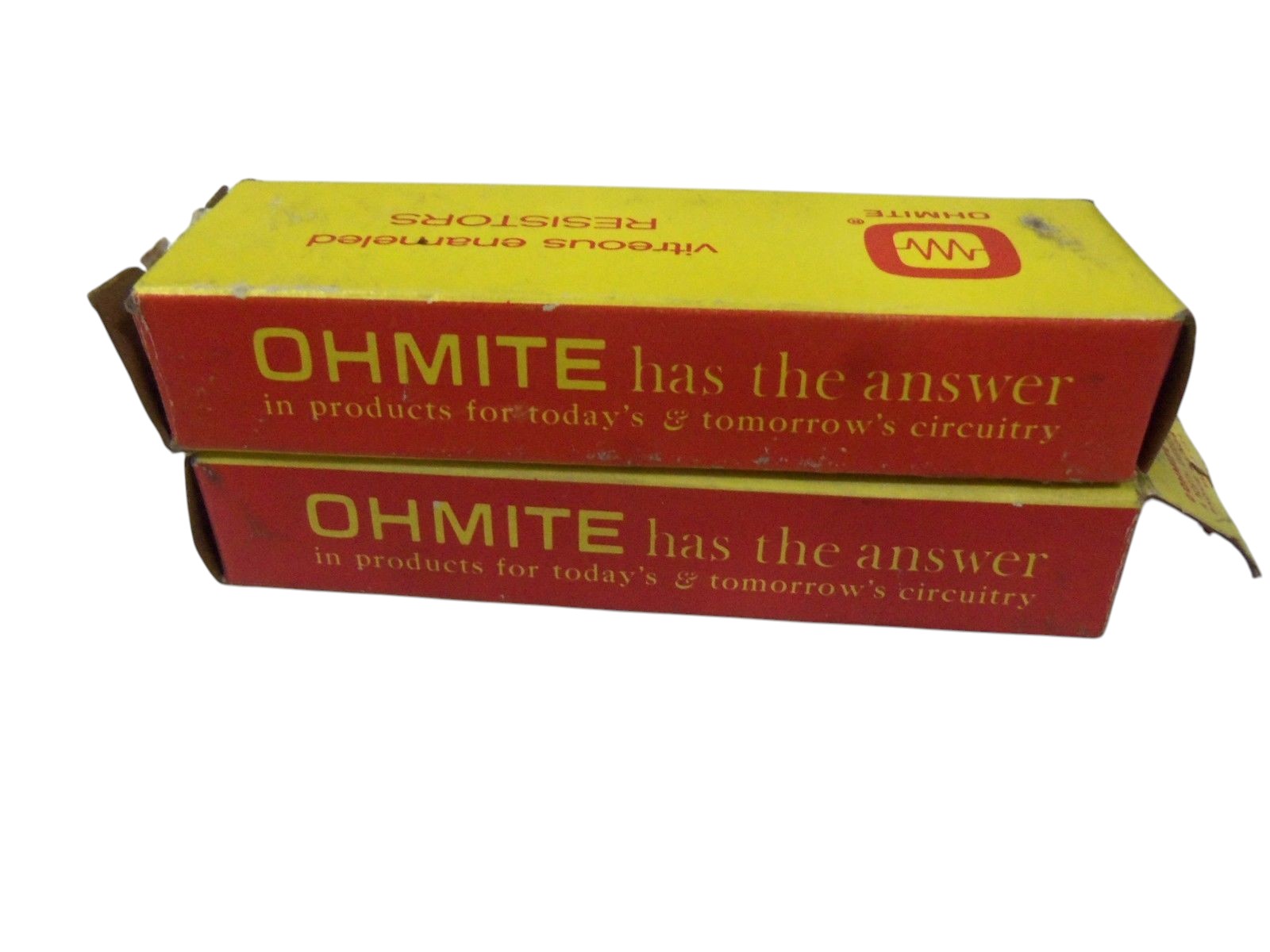 LOT OF 2  OHMITE RESISTOR D50K10K NSMP