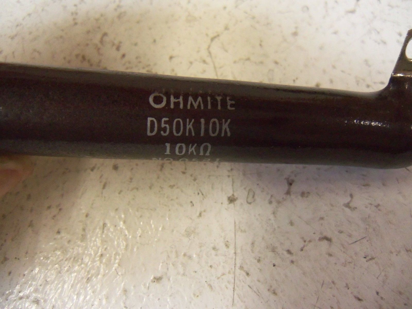 LOT OF 2  OHMITE RESISTOR D50K10K NSMP