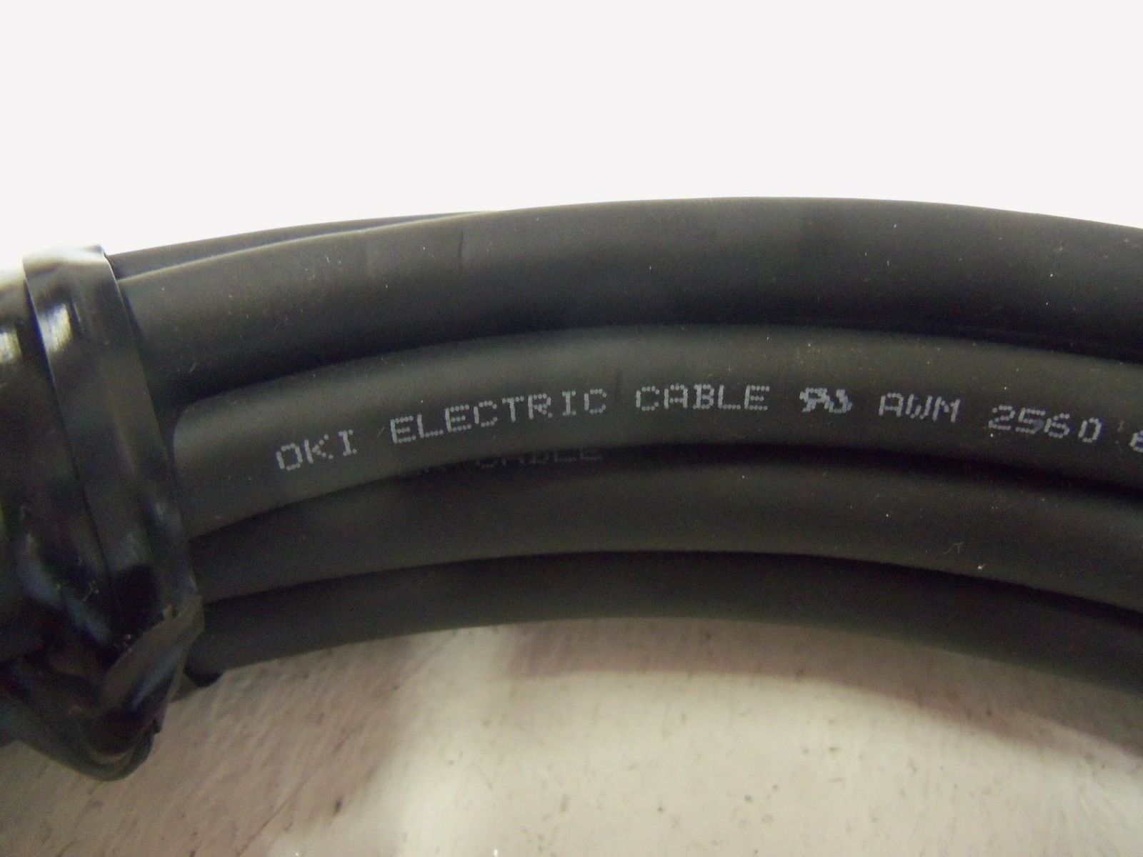 LOT OF 2 OKI ELECTRIC CABLE AWN 2560 60C 30V VW-1 COMPUTER CABLE NSNP