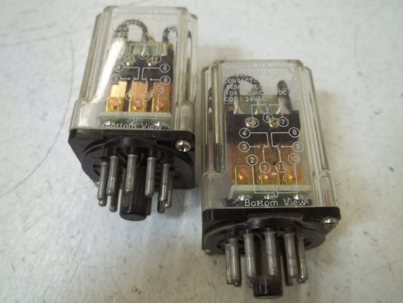 LOT OF 2 OMRON MK3EP-UA-AC24 *USED*