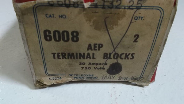 LOT OF 2 PENN UNION POSITION TERMINAL BOARD 6008 NSMP