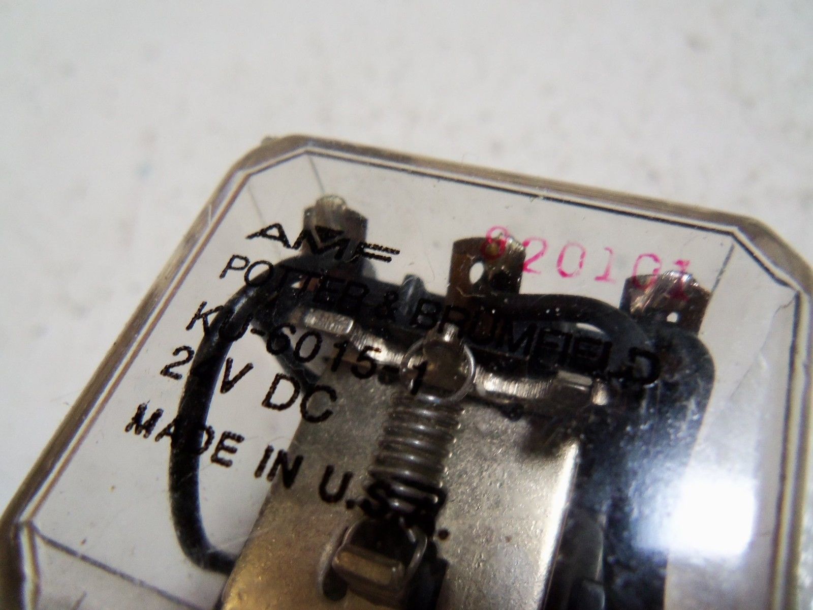 LOT OF 2 POTTER & BRUMFIELD KU-6015-1 RELAY UNMP