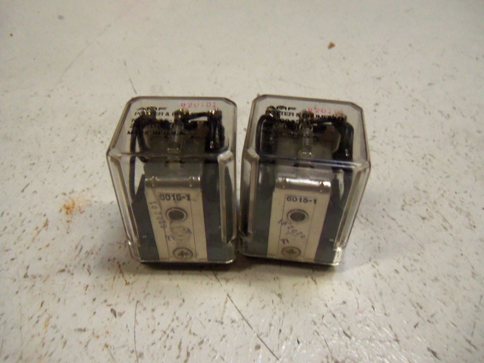 LOT OF 2 POTTER & BRUMFIELD KU-6015-1 RELAY UNMP