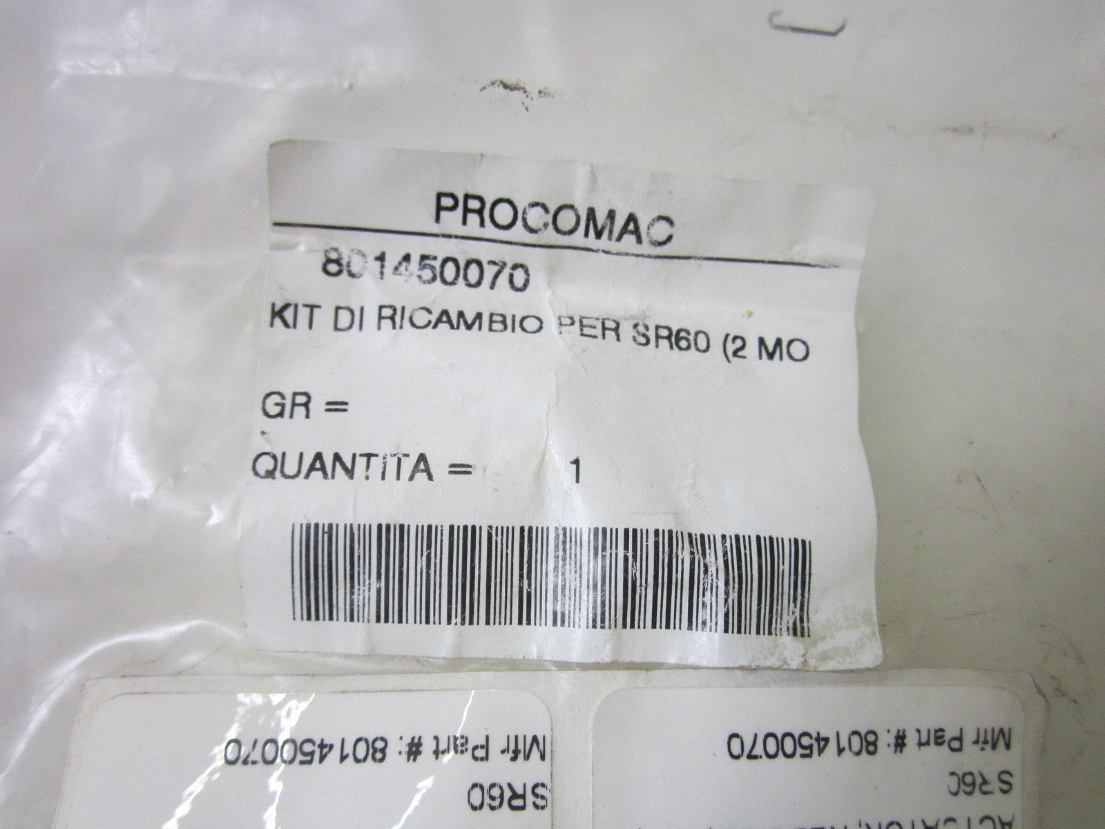 LOT OF 2 PROCOMAC 80140070 UNMP