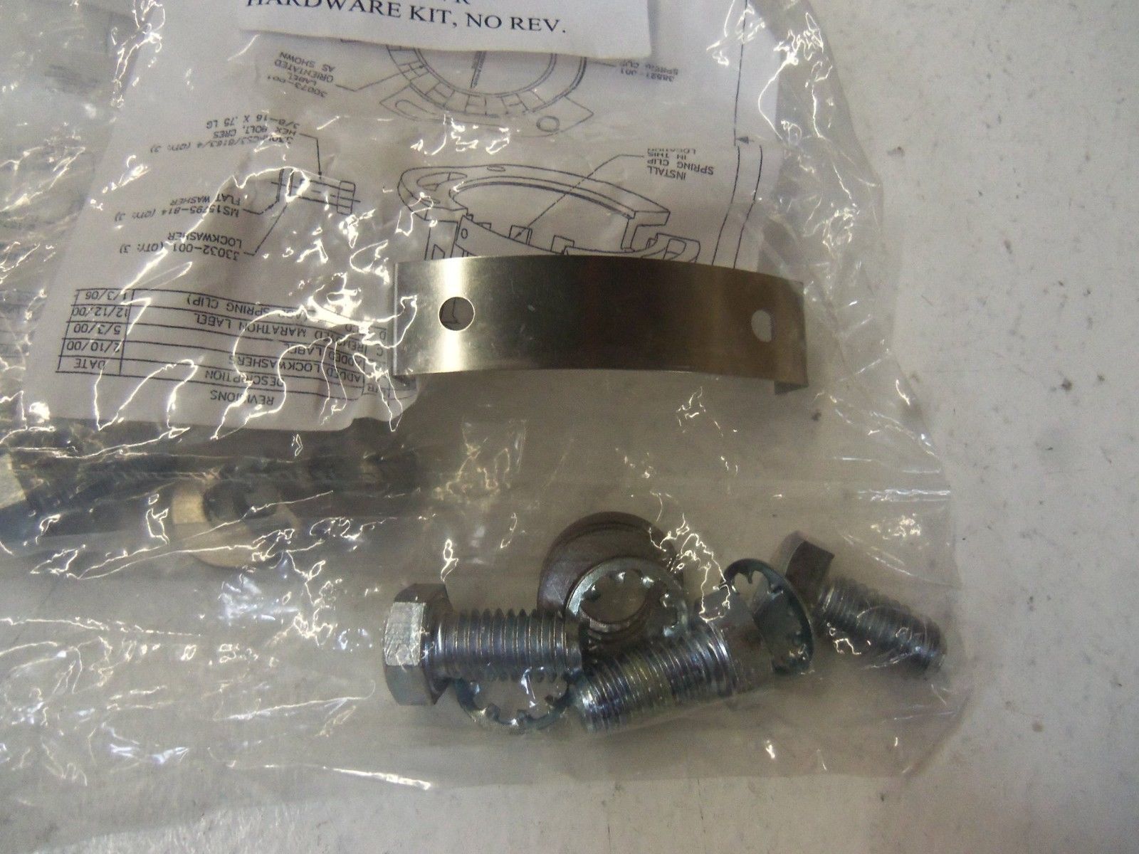 LOT OF 2 PROTECTIVE CVR; HARDWARE KIT 31062-001 NSMP