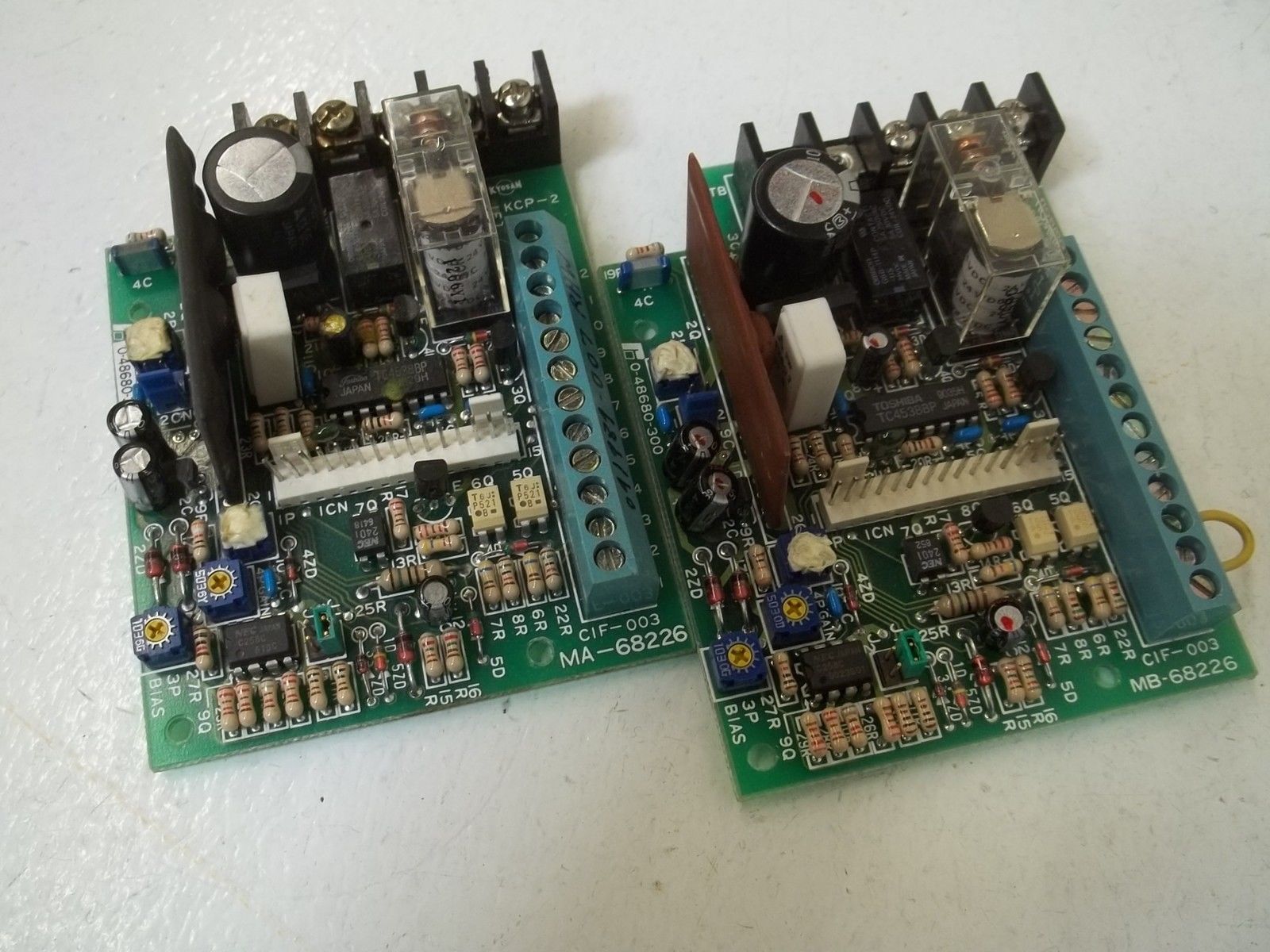 LOT OF 2 RELIANCE ELECTRIC 0-48680-300 INTERFACE MODULE UNMP