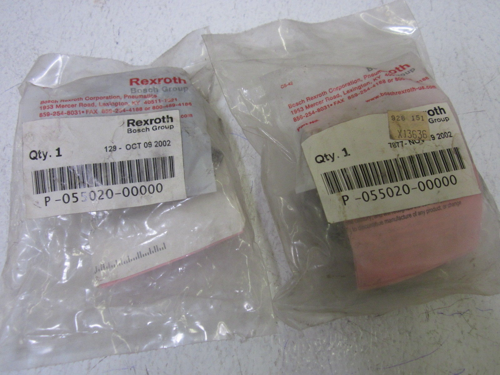LOT OF 2 REXROTH P-055020-00000 VALVE NSMP