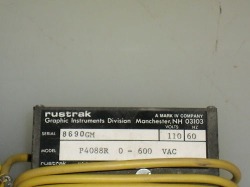 LOT OF 2 RUSTRAK P4088R *USED*