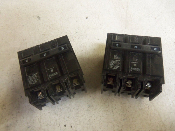 LOT OF 2 SIEMENS Q320 CIRCUIT BREAKER NSMP