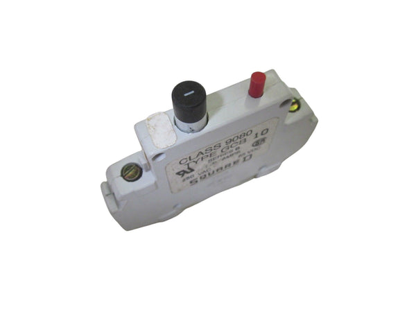 LOT OF 2 SQUARE D 9080-GCB SER.B CIRCUIT BREAKER 125VAC UNMP