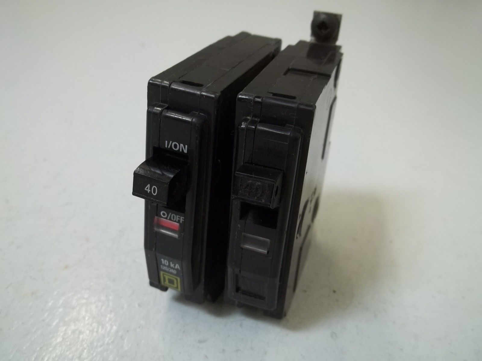 LOT OF 1 ea SQUARE D QO140 AND QOB140 UNMP