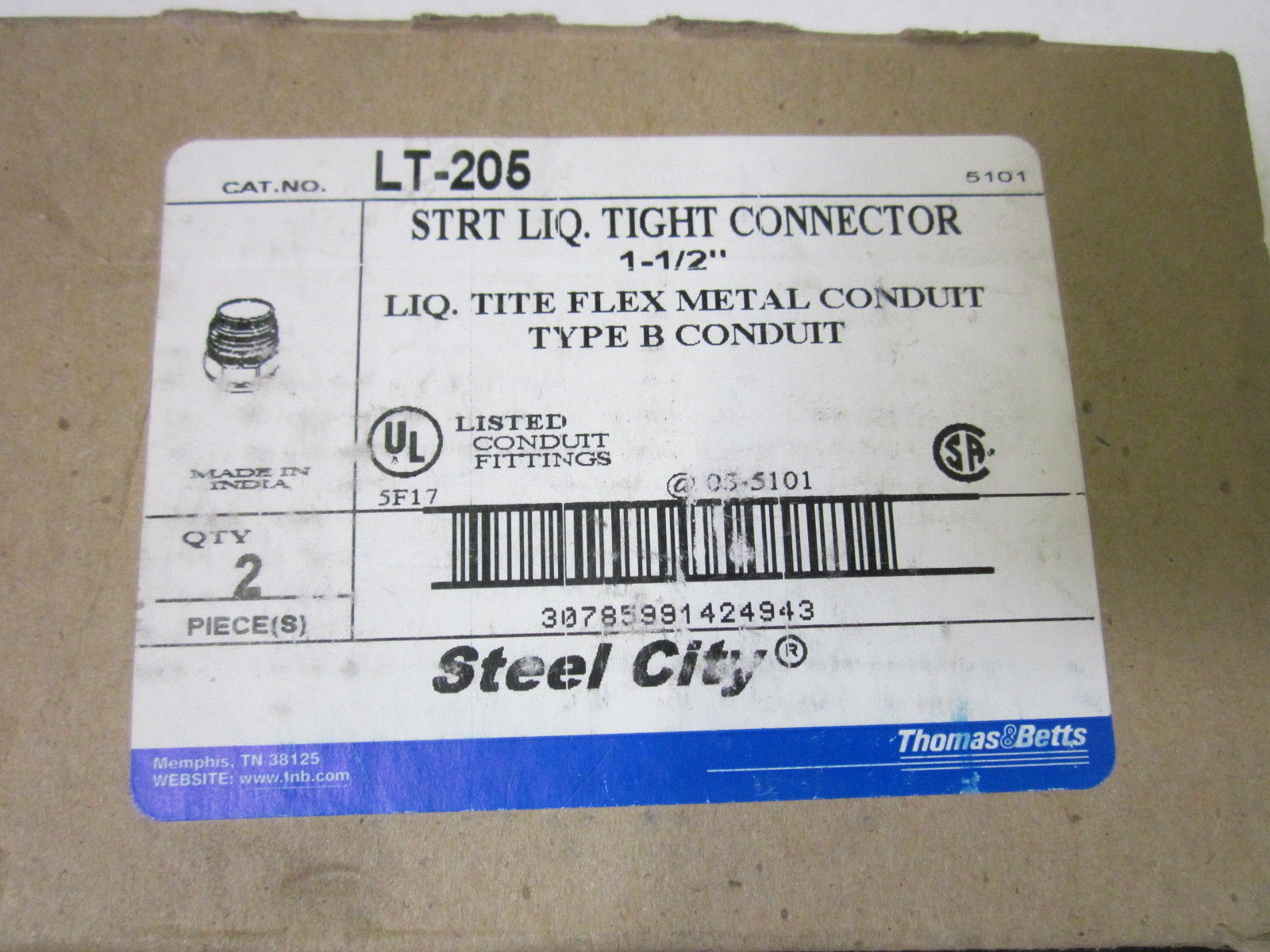 LOT OF 2 STEEL CITY LT-205 NSMP