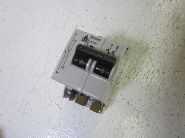 LOT OF 2 STOTZ S212DC-K3 CIRCUIT BREAKER 2P 3A  NSMP