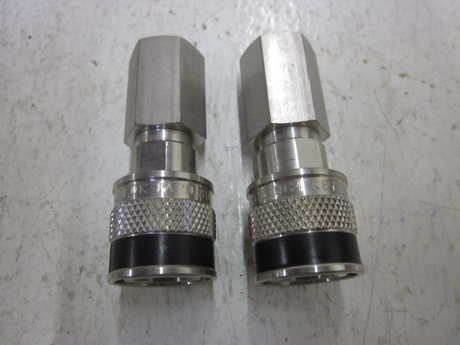 LOT OF 2 SWAGLOK 316 QC4 NSNP