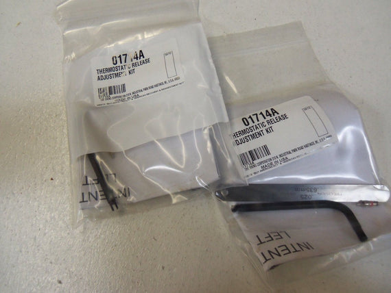LOT OF 2 VIKING 01714A ADJUSTMENT KIT *NEW IN BAG*