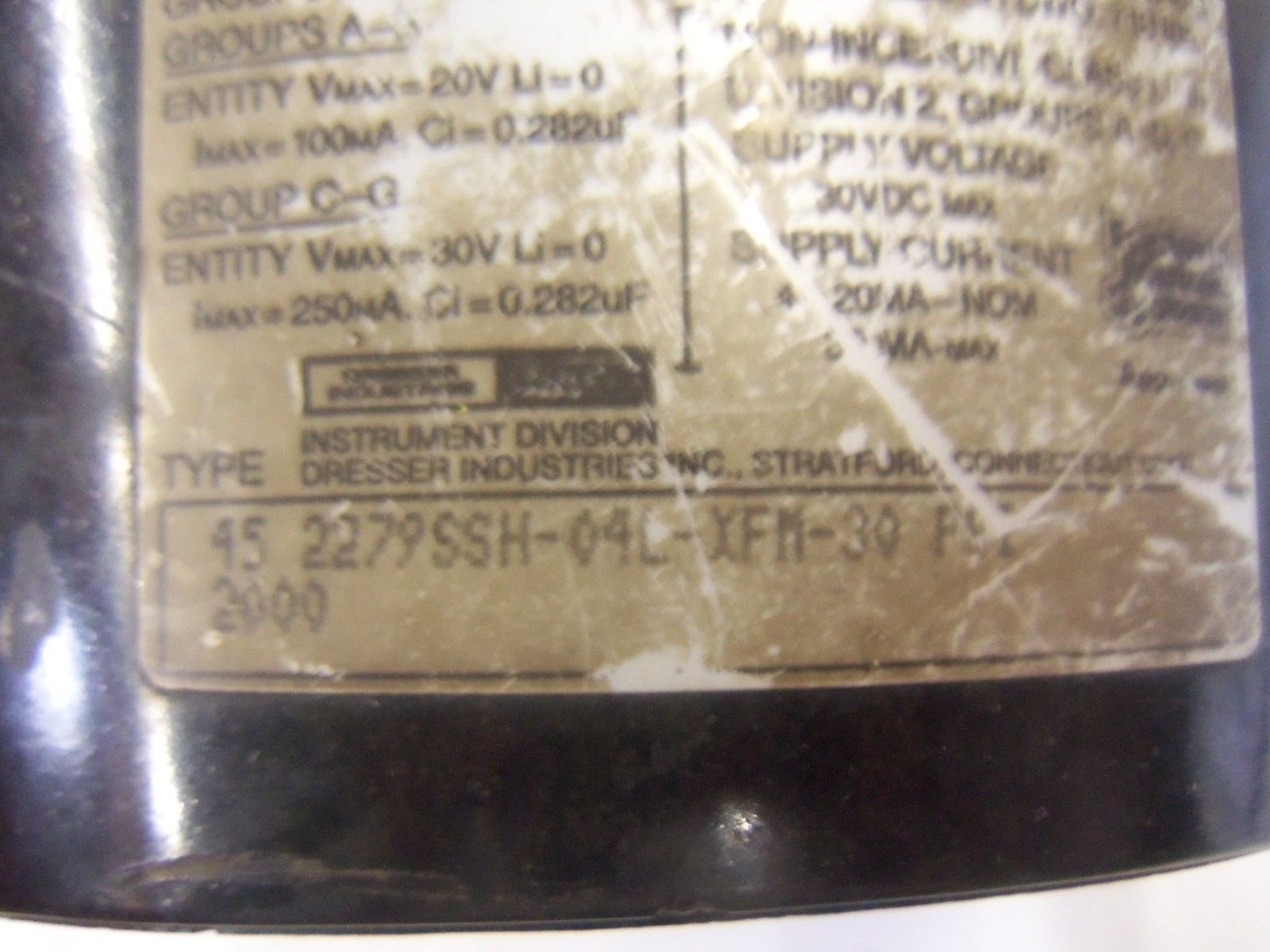 ASHCROFT 452279SSH04LXFM-30# PRESSURE TRANSMITTER UNMP