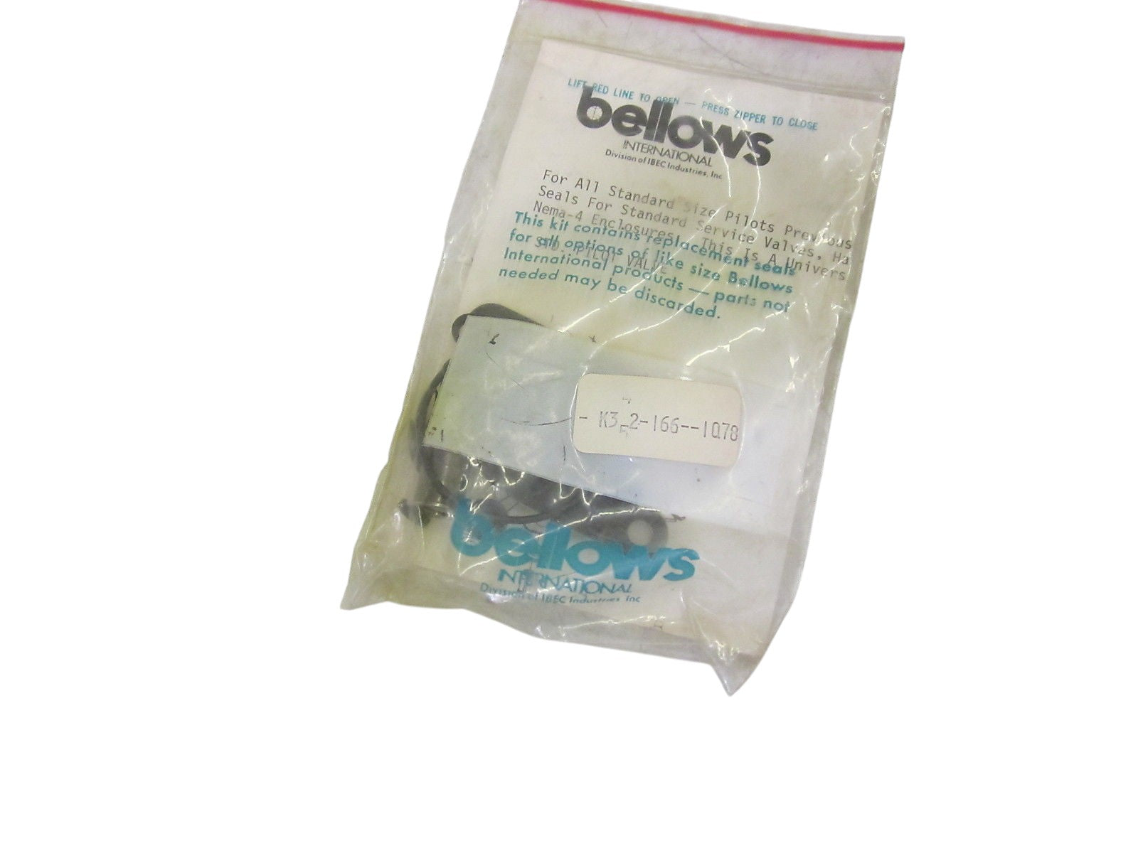 LOT OF 3  BELLOWS INTERNATIONAL K325-166-1Q78 KIT NSMP