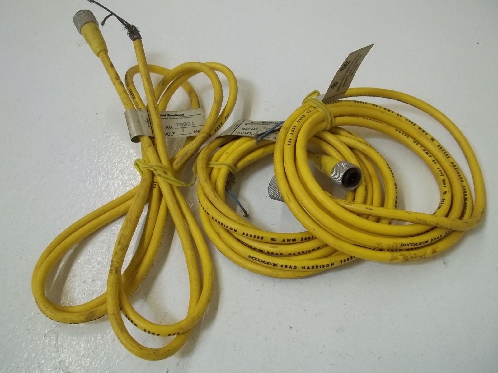 LOT OF 3 DANEIL WOODHEAD 70021 QUICK CHANGE CORDSET 3P FEMALE UNMP