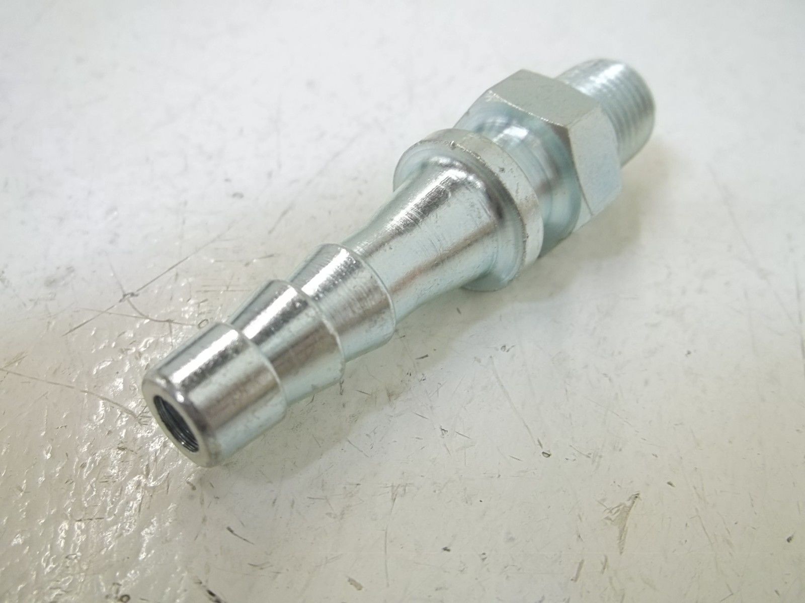 LOT OF 3 DIX3505 STEEL HOSE END 3/8" X 1/4" MPT NSNP