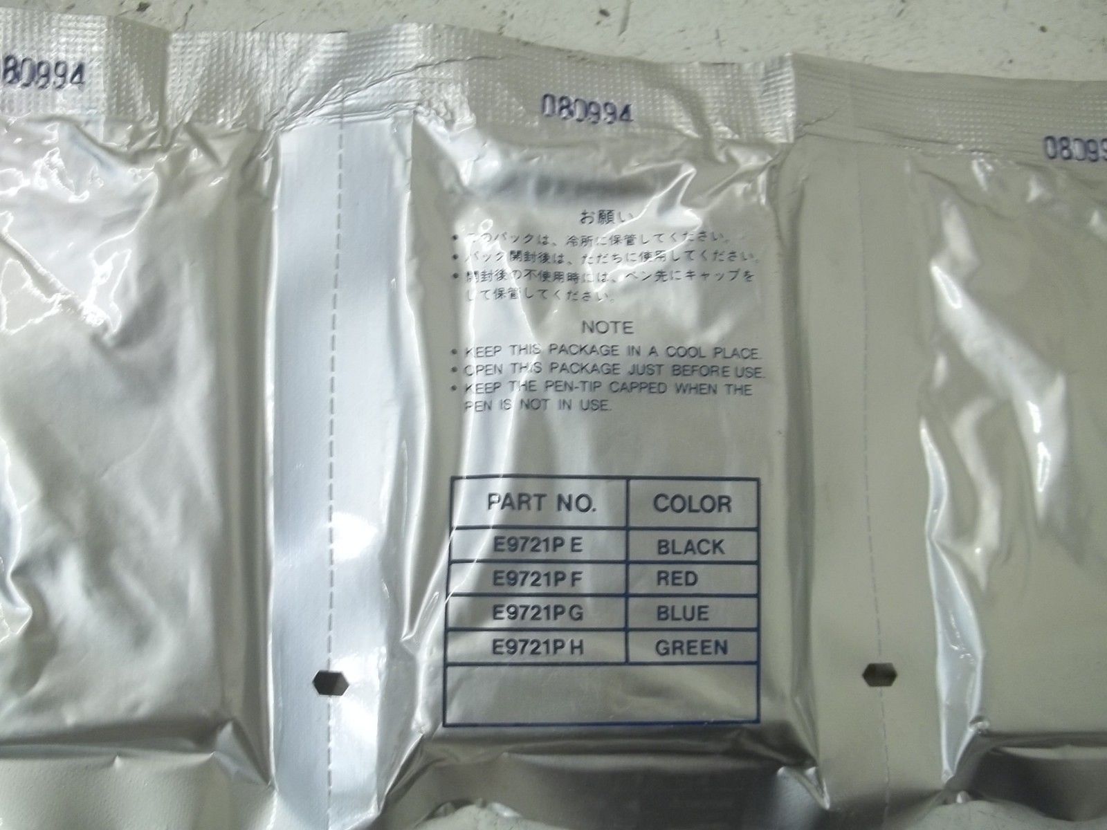 LOT OF 3 GRAPHIC CONTROLS 64-18-0101-03 PEN CARTRIDGE NSMP