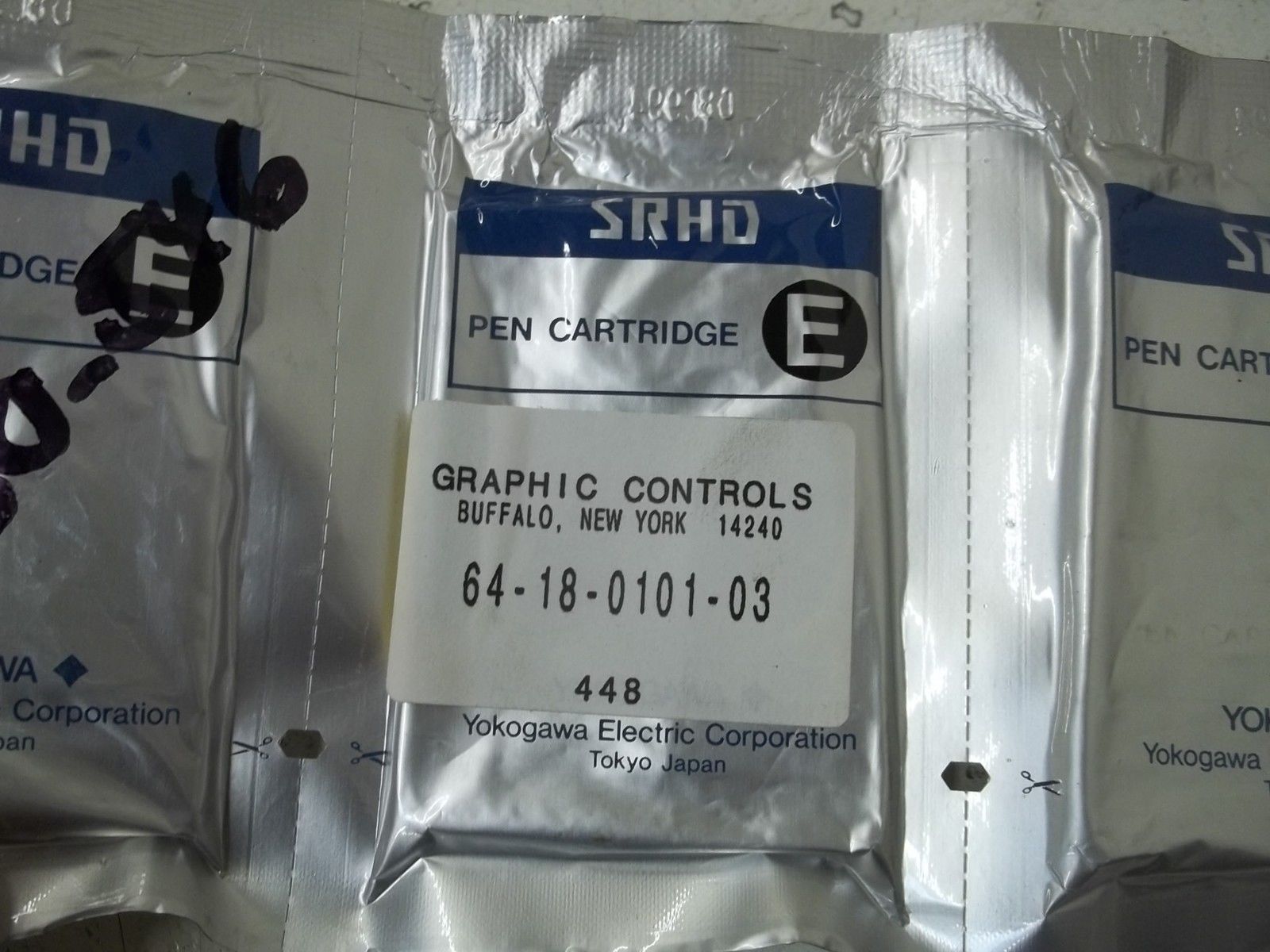 LOT OF 3 GRAPHIC CONTROLS 64-18-0101-03 PEN CARTRIDGE NSMP