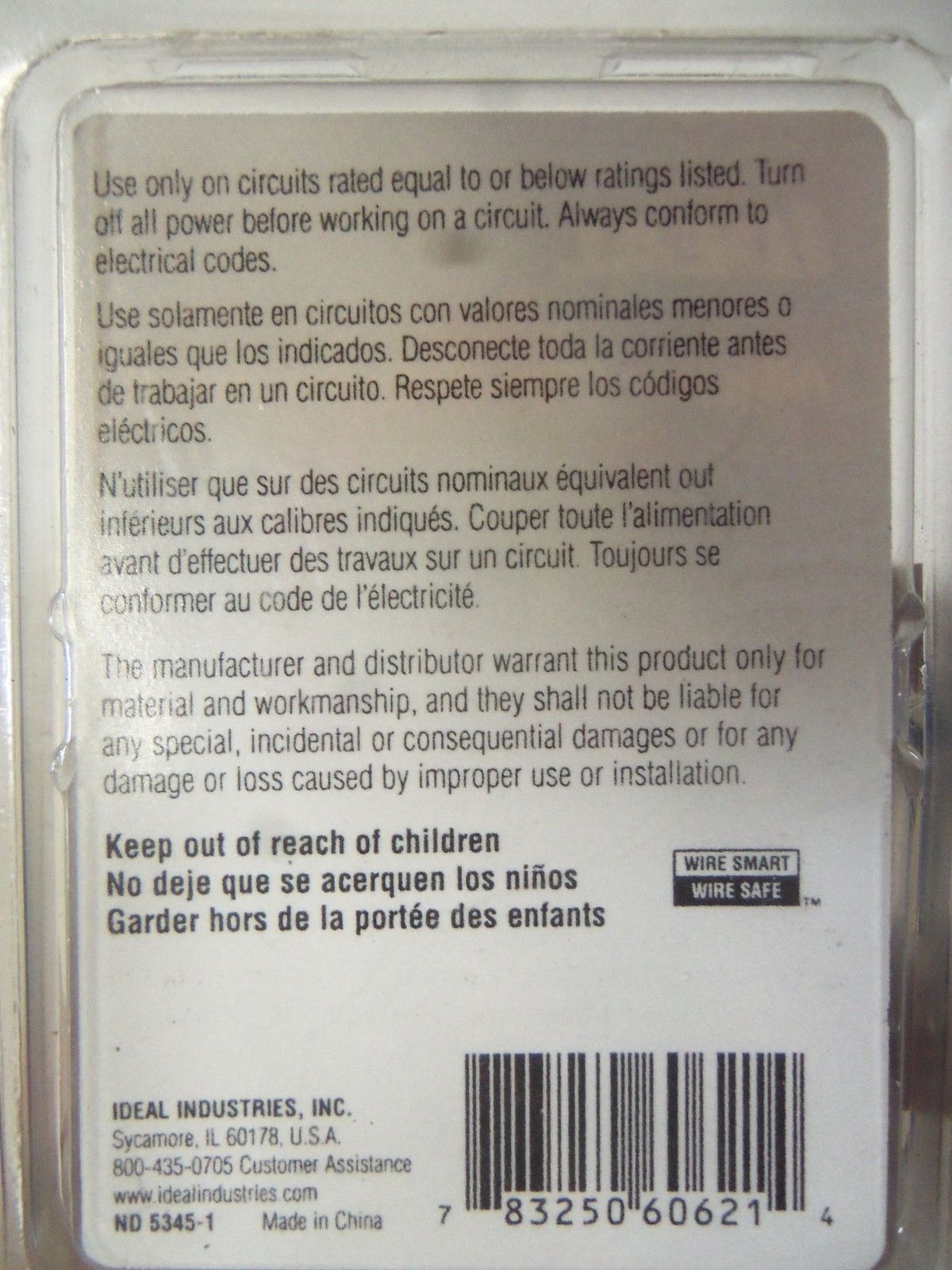 LOT OF 3 IDEAL ALLIGATOR CLIP  770205L*ORIGINAL PACKAGE*