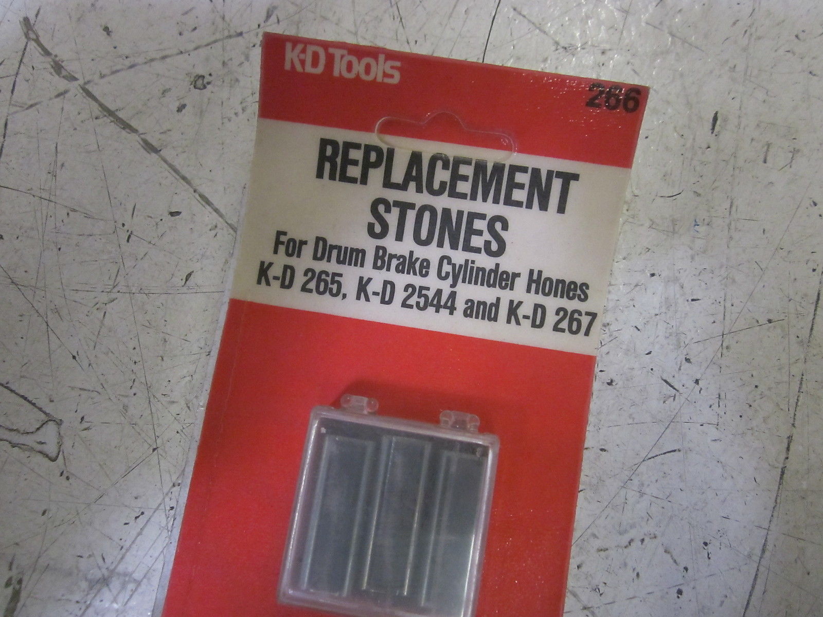 LOT OF 3 K-D TOOLS 266 REPLACEMENT STONES NSNP IN NSMP
