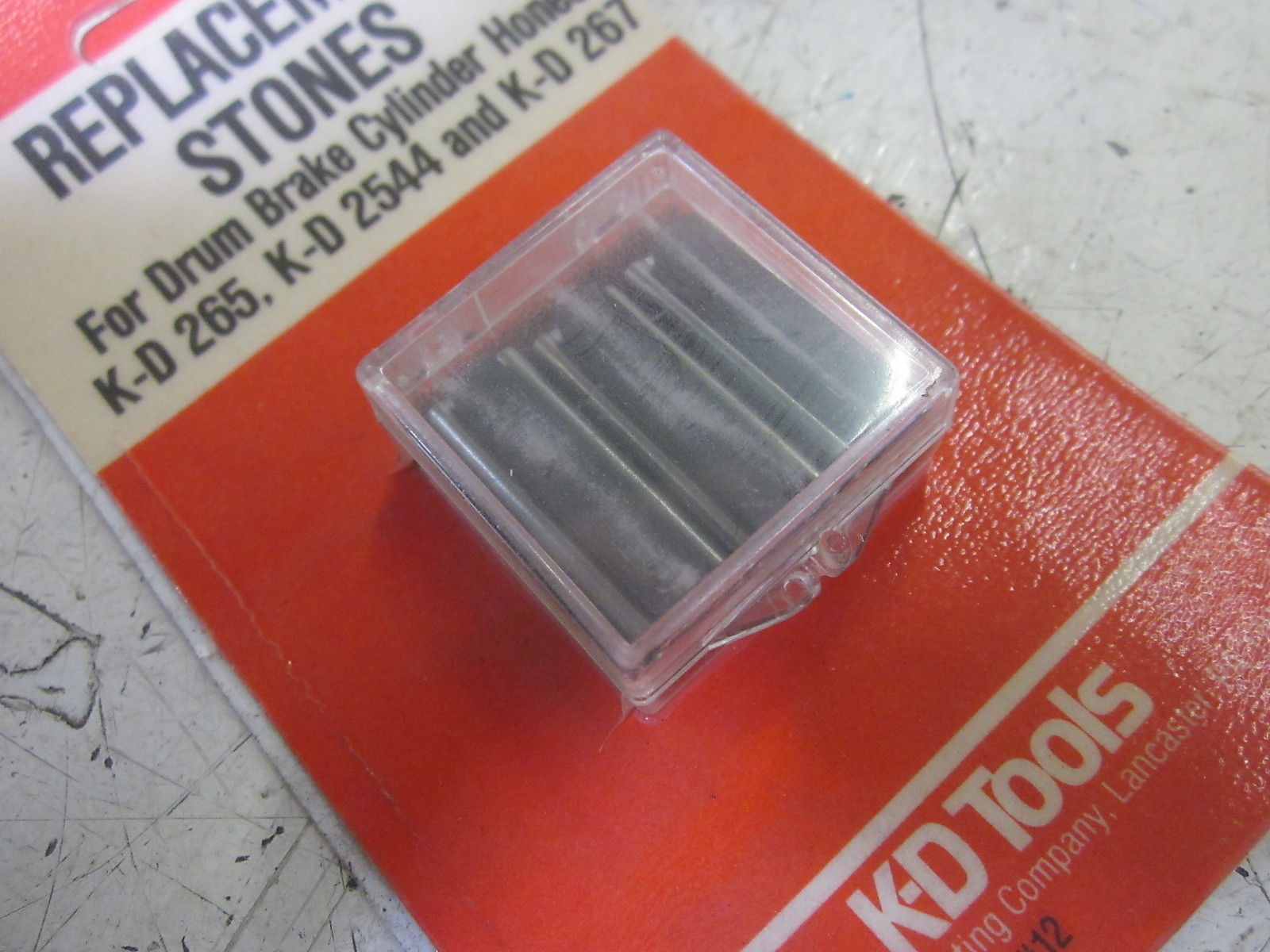 LOT OF 3 K-D TOOLS 266 REPLACEMENT STONES NSNP IN NSMP