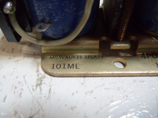 LOT OF 3 MILWAUKEE RELAYS 101ML RELAY SWITCH UNMP