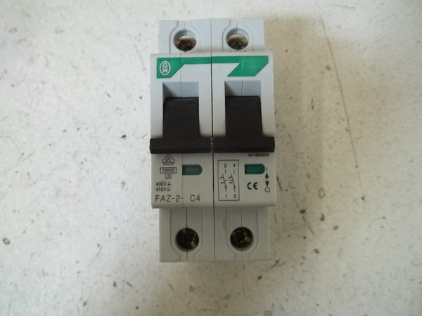 LOT OF 3 MOELLER FAZ-2-C4 CIRCUIT BREAKER NSNP