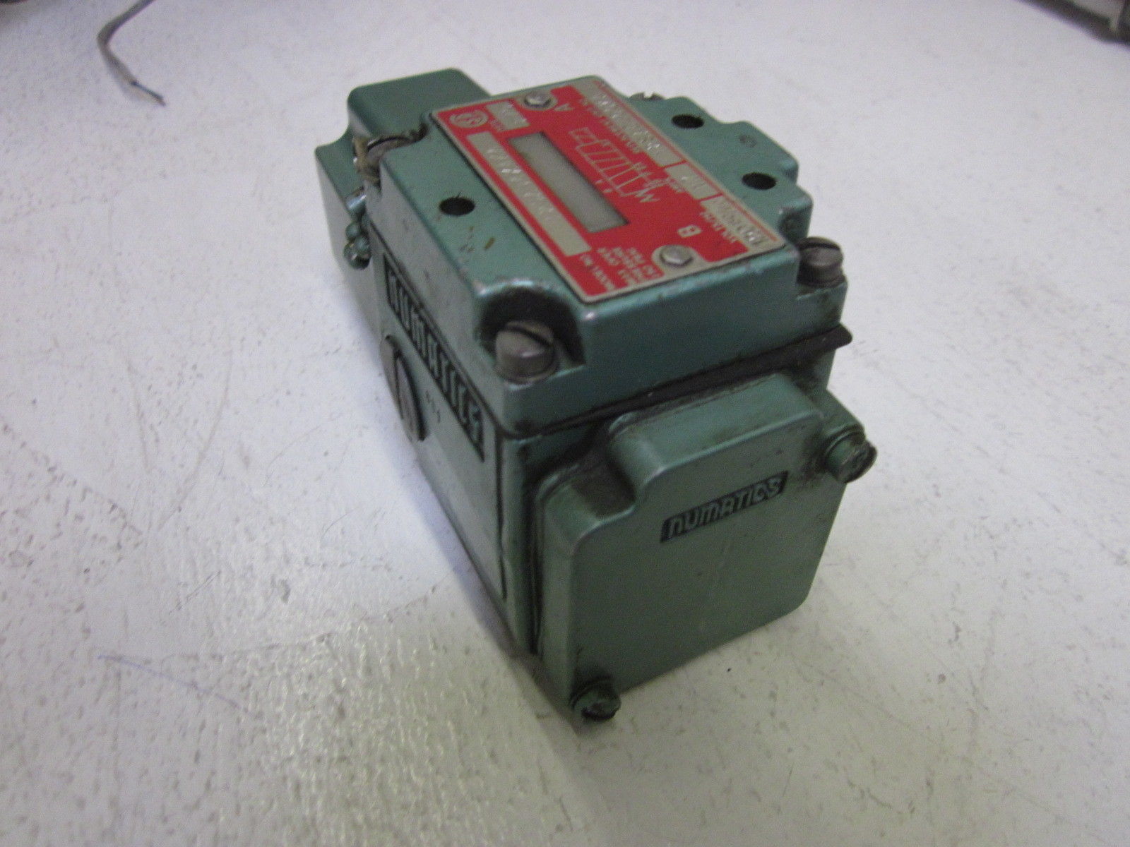 LOT OF 3 NUMATICS 12SAD4X4KA PNEUMATIC SOLENOID VALVE 120V UNMP