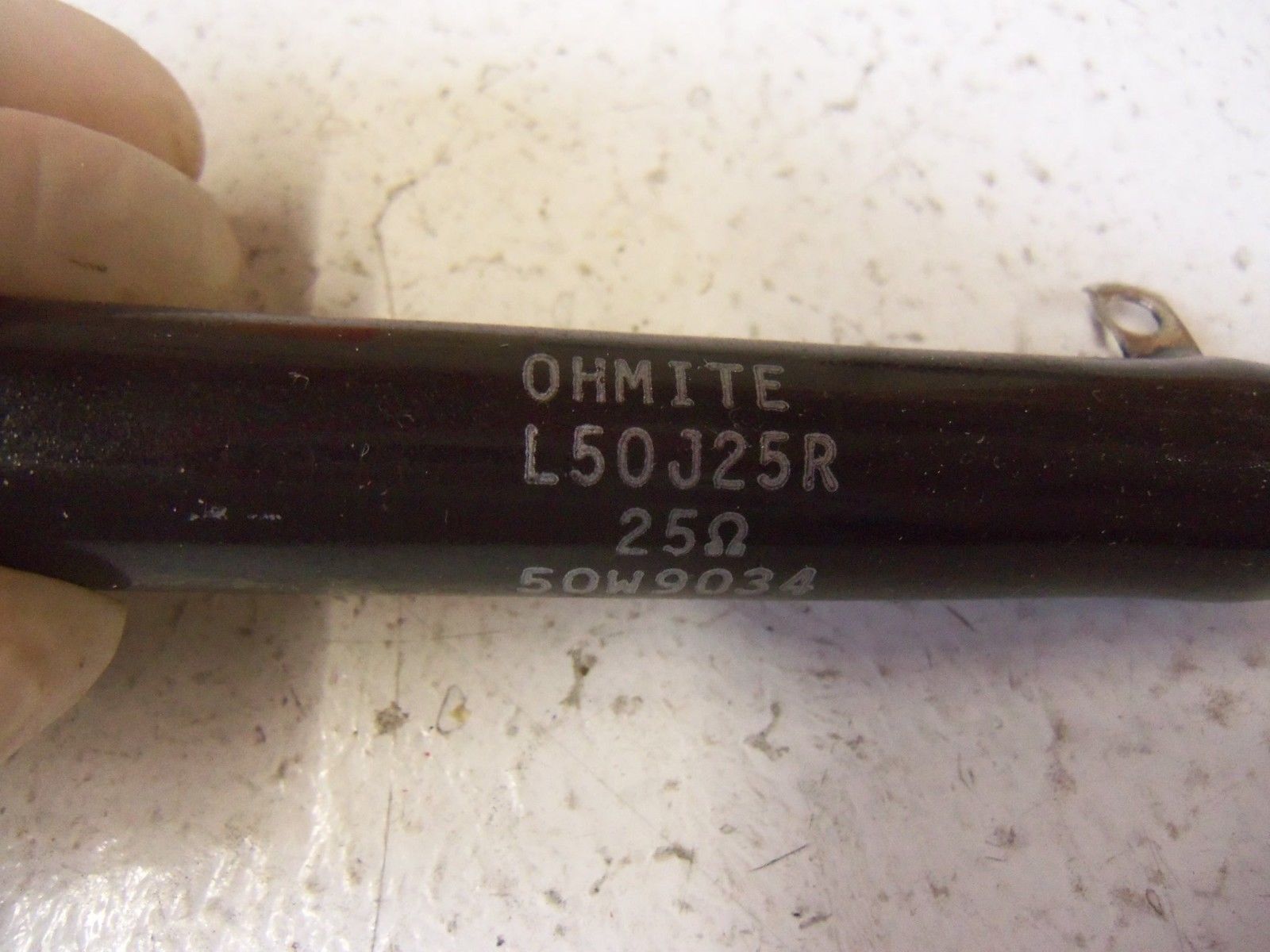 LOT OF 3 OHMITE RESISTOR L50J25RNSMP