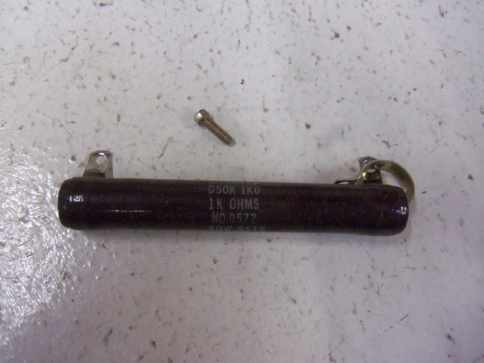 LOT OF 3 OHMITE RESISTOR D50K1K0 NSMP