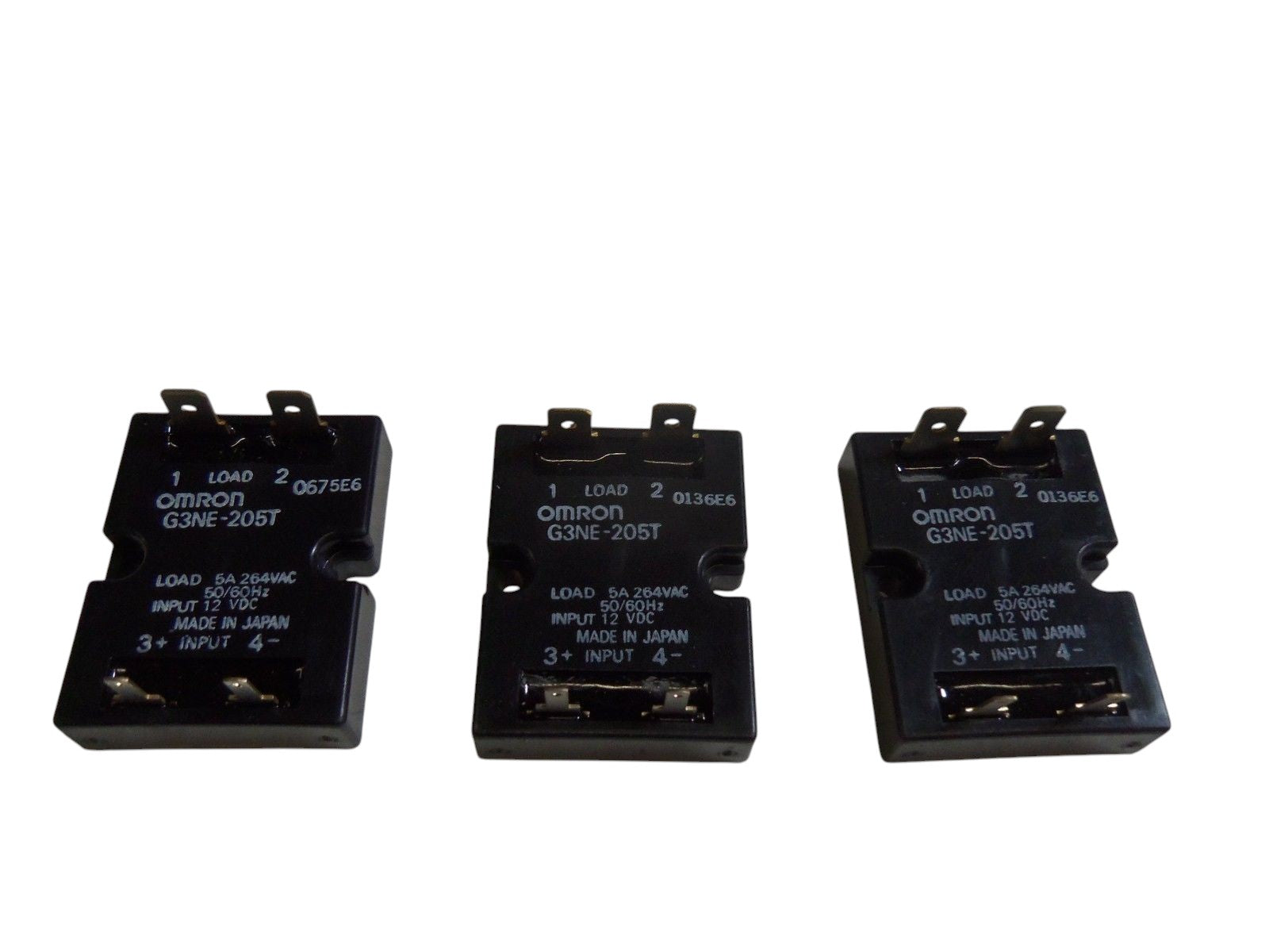 LOT OF 3 OMRON G3NE-205TV NSNP