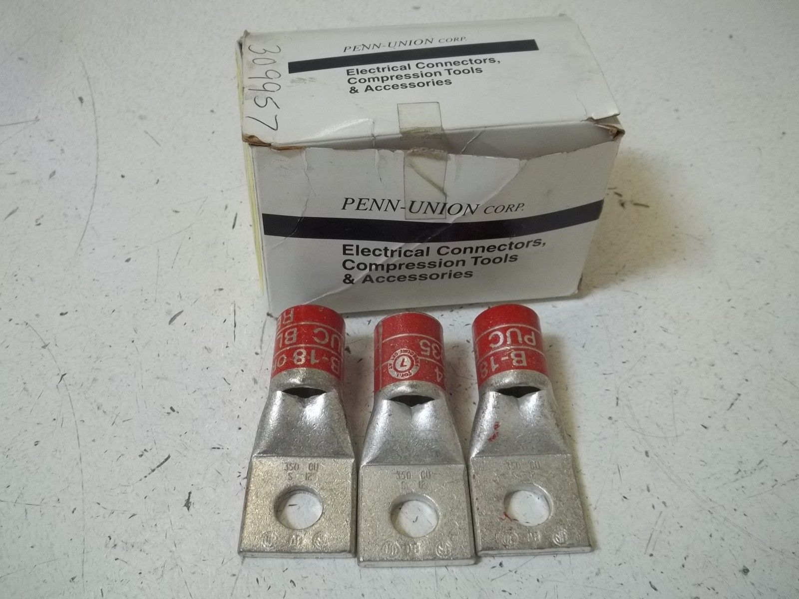 LOT OF 3 PENN-UNION BLU-035S CONDUCTOR RANGE DIE TOOLING:RED NSMP