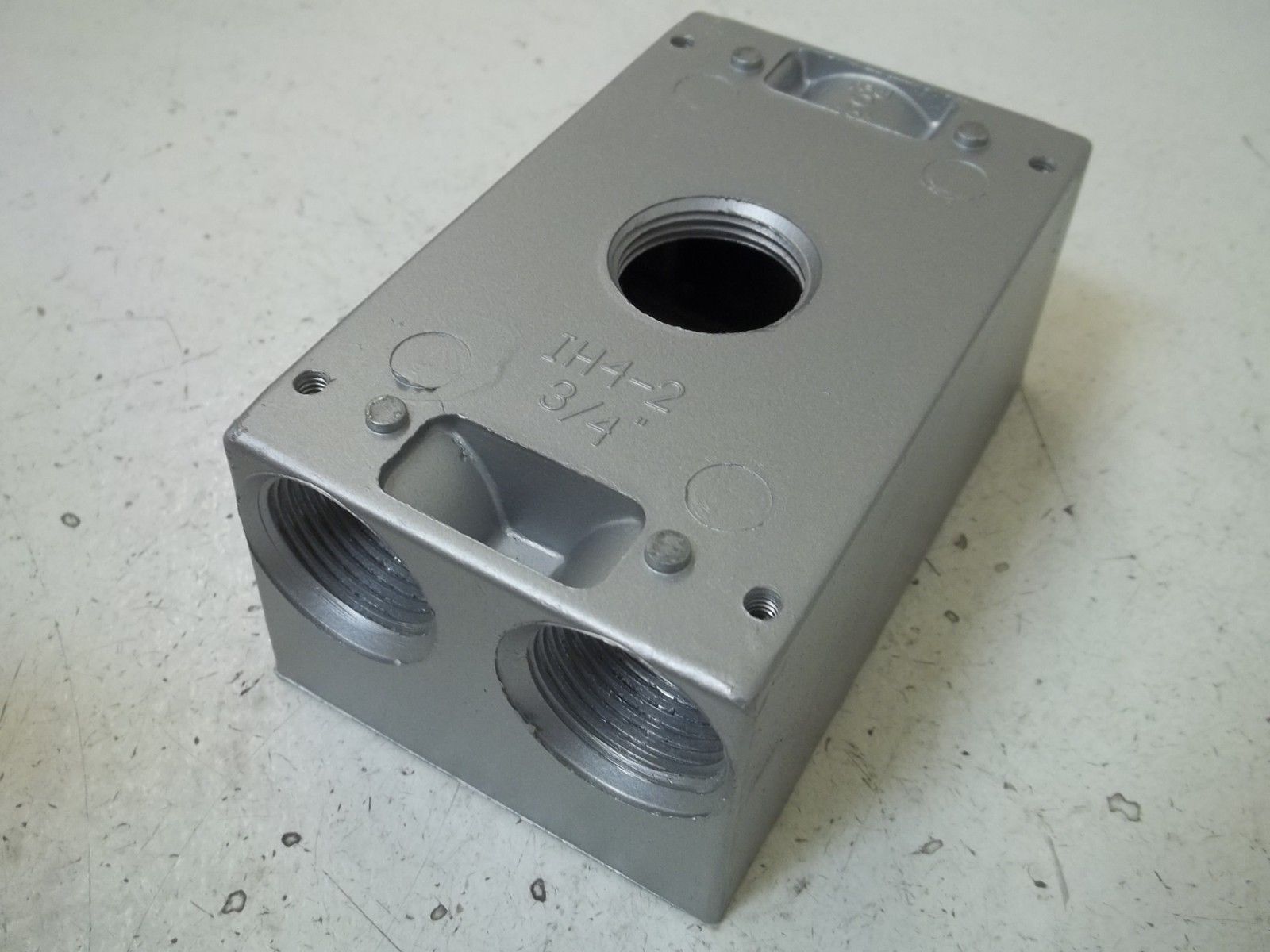 LOT OF 3 RED DOT IH4-2-LM 3/4" OUTLET BOX NSMP