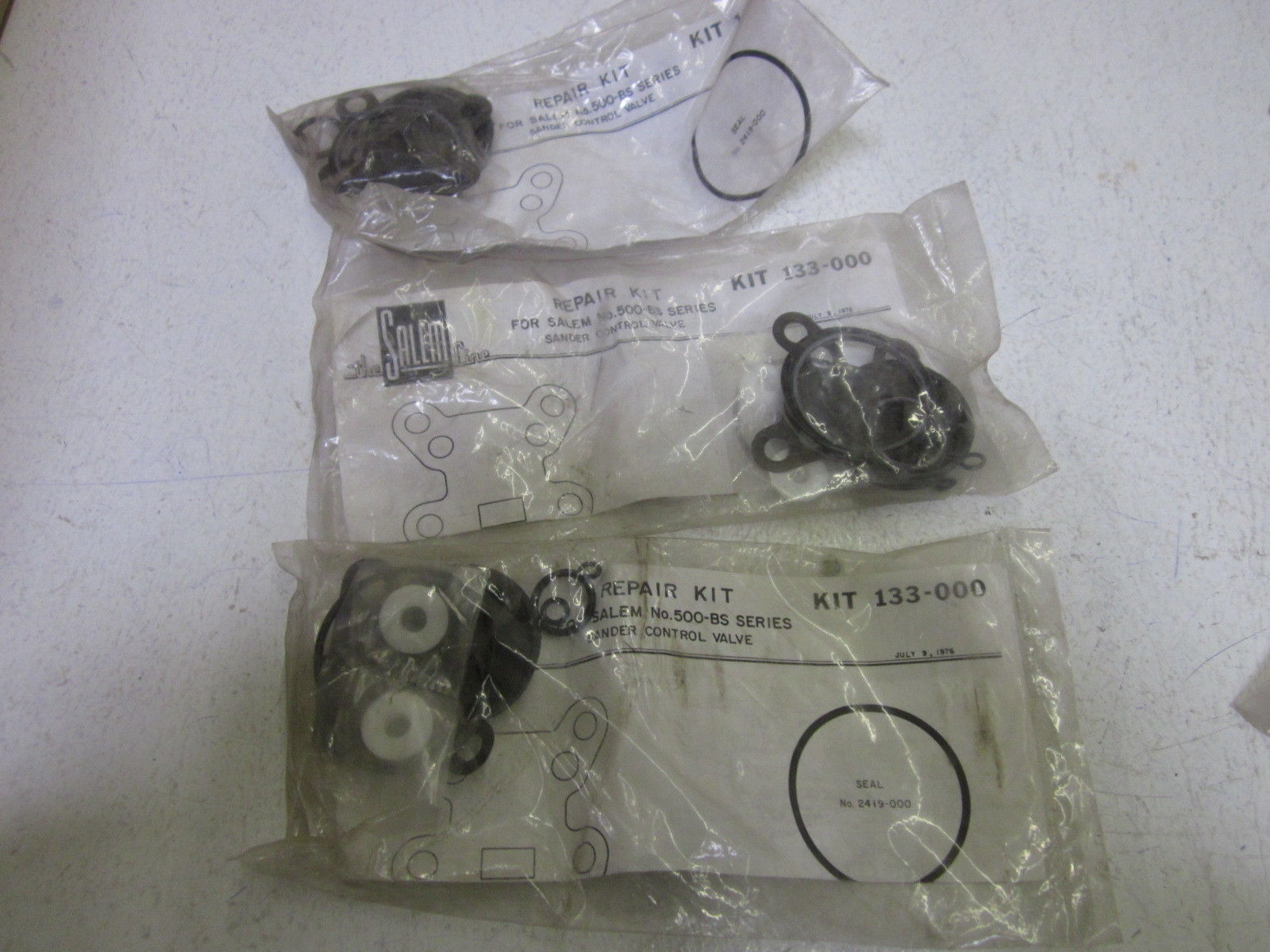 LOT OF 3 SALEM REPAIR KIT 133-000 *NEW IN A FACTORY BAG*