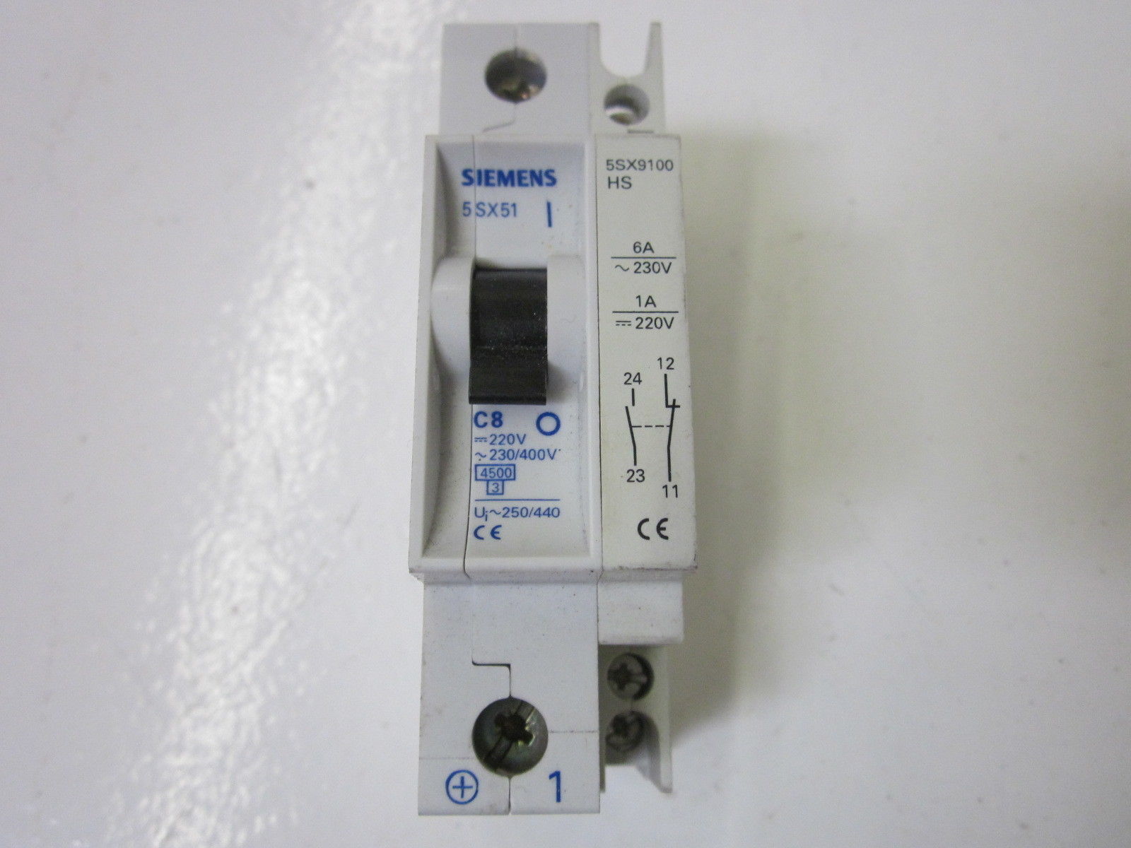 LOT OF 3 SIEMENS 5SX51 WITH 5SX9100 UNMP