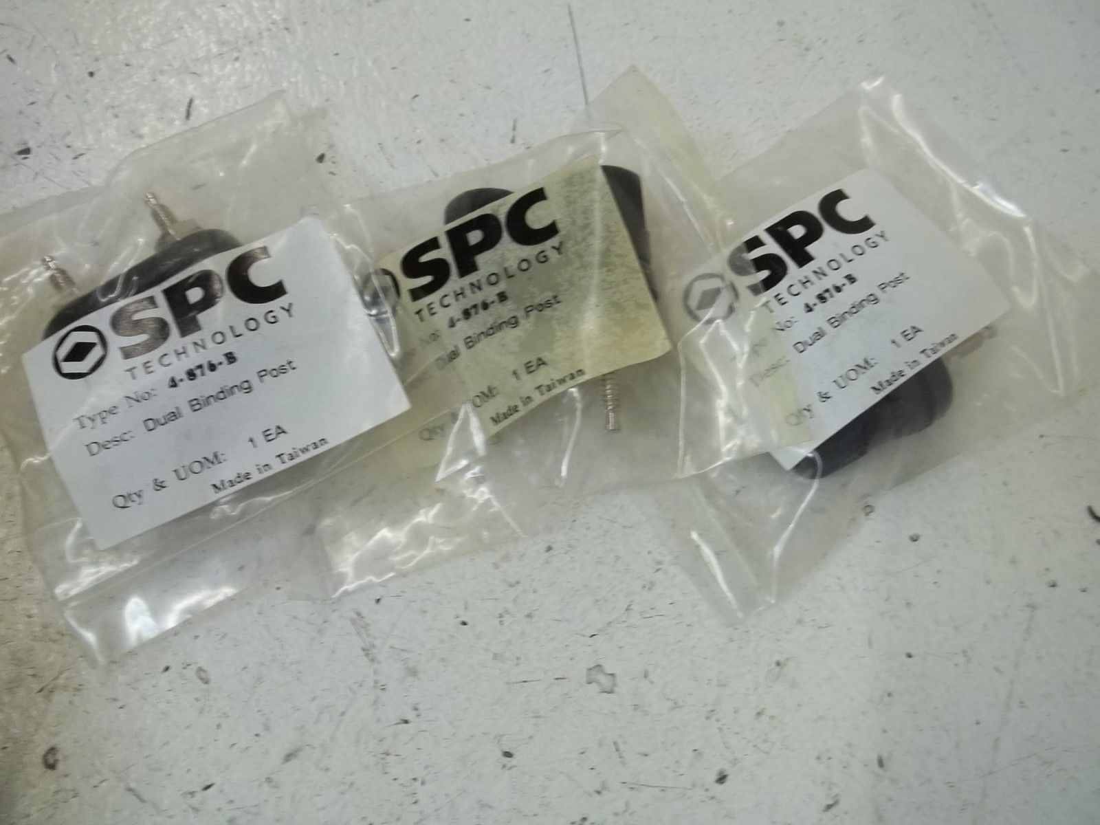 LOT OF 3 SPC 4-876-B DUAL BINDING POST NSMP