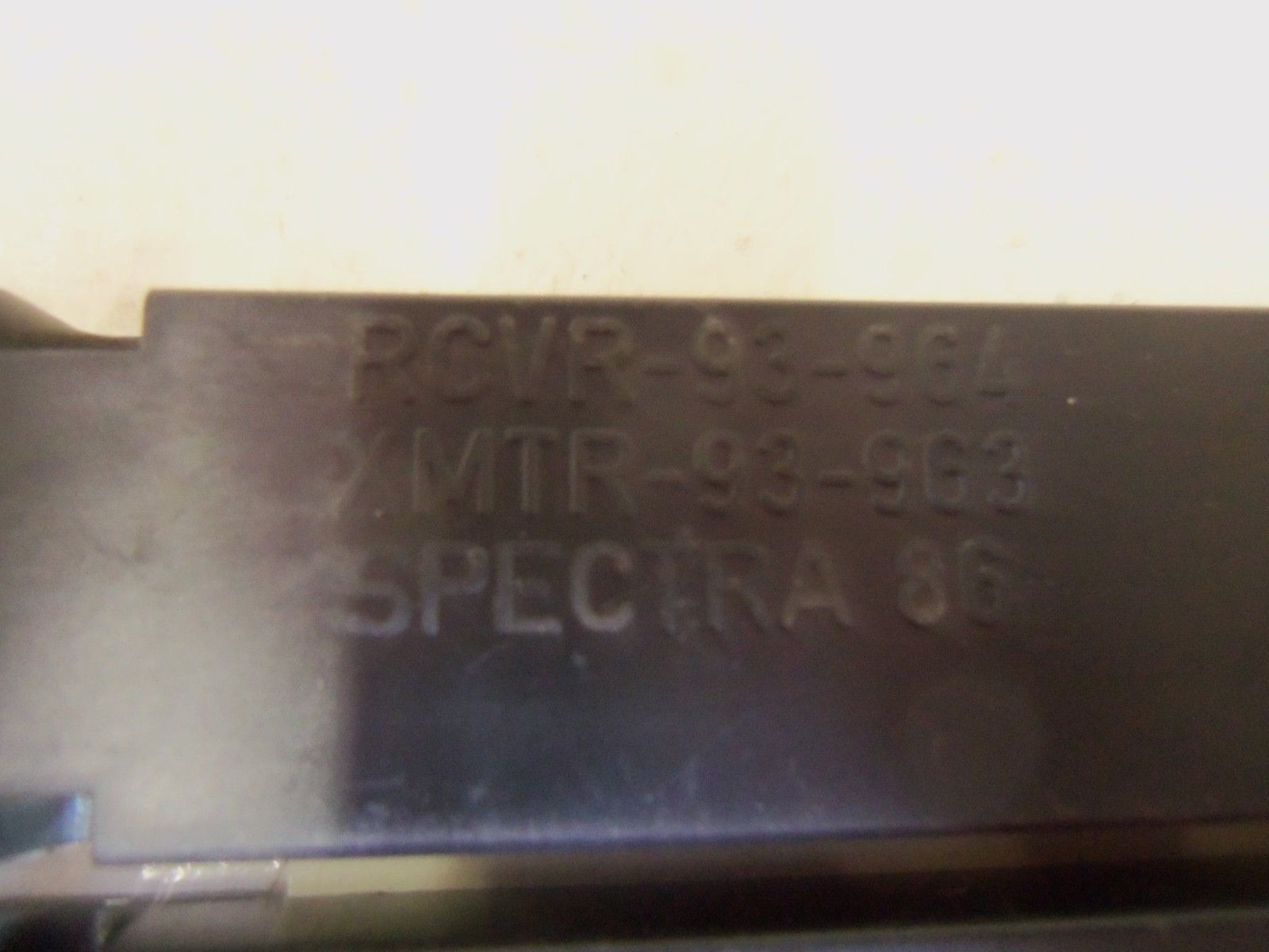 LOT OF 3 SPECTRA 86 RCVR-93-964 UNMP