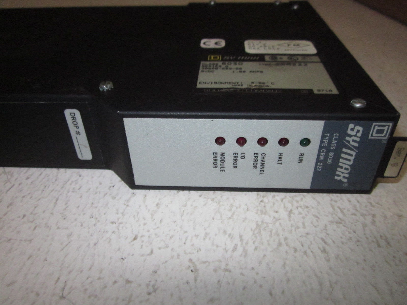 LOT OF 3 SQUARE D / SY/MAX REMOTE INTERFACE MODULE 8030 CRM222 SER.G UNMP